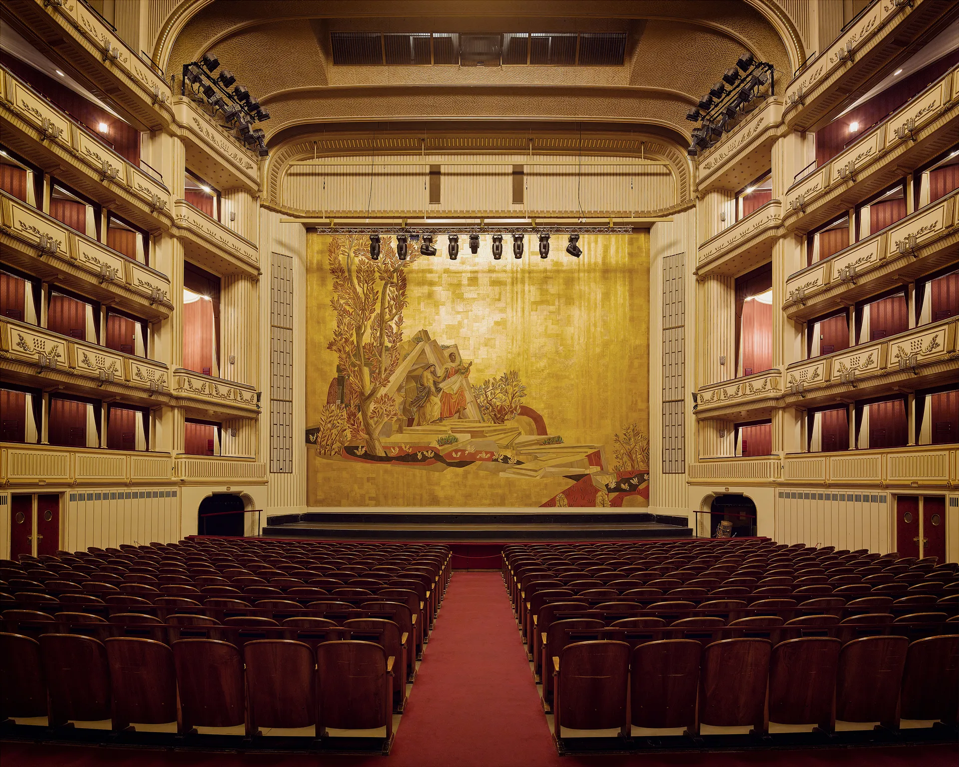 Eiserner Vorhang Staatsoper Wien