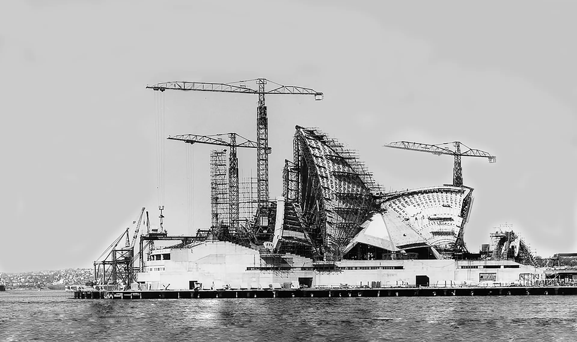 1972 AUS Sydney Opera Construction 1960 1